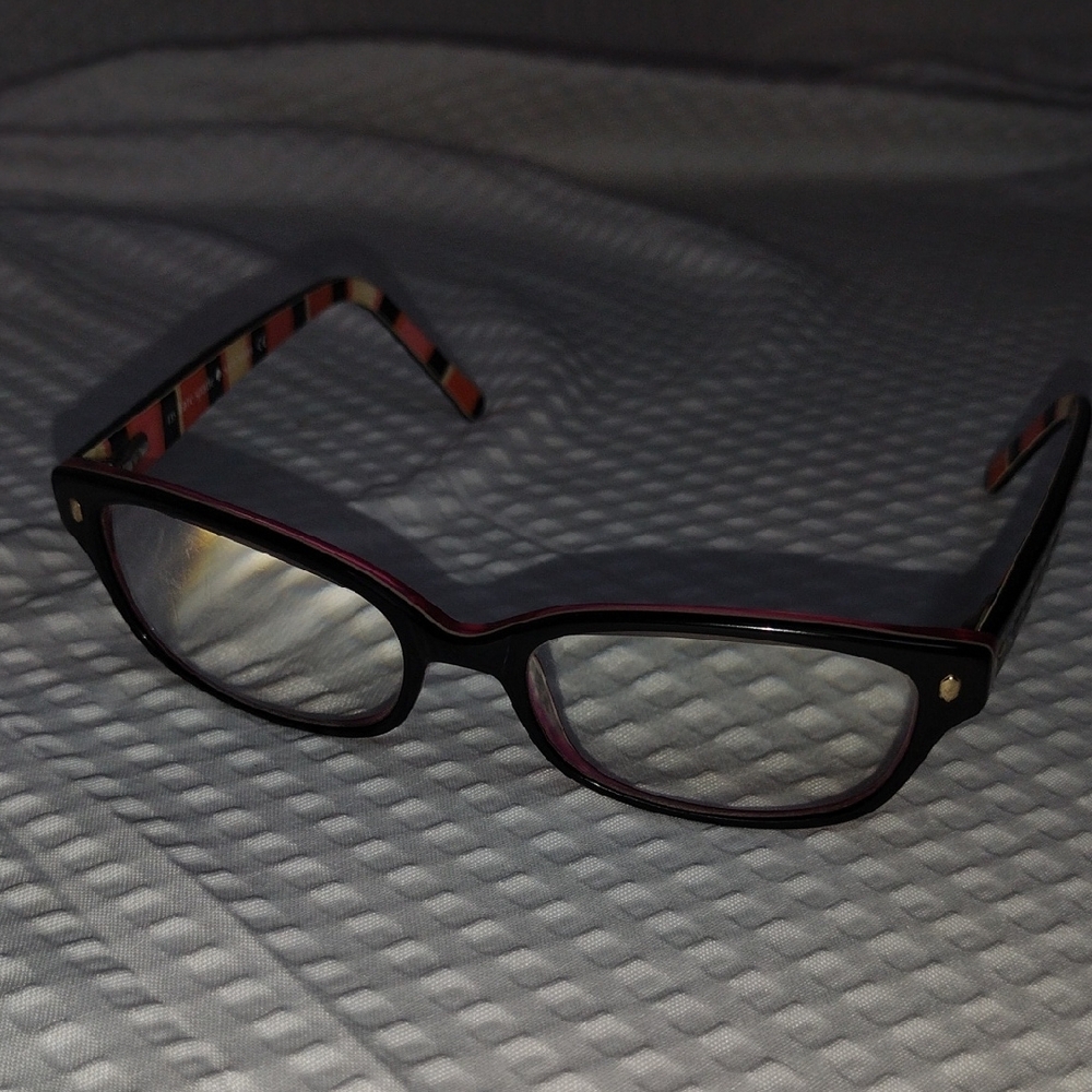 Kate Spade Black and Pink Eyewear LUCYANN And Hardshell Case - Picture 4 of 14